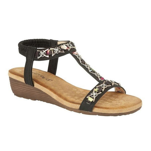 Cipriata Womens/Ladies Lia Sandals - Black