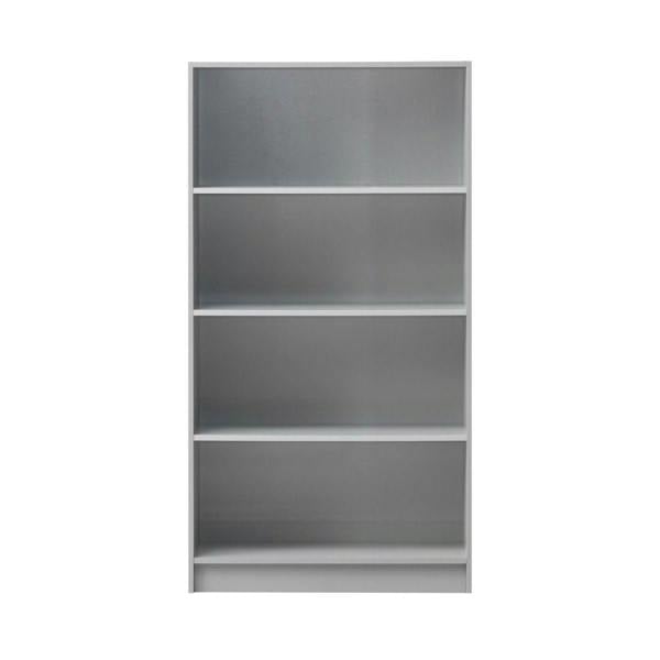 Timber Art Design 4 Tier Bookcase Tall Display Shelving Storage Unit Wood Furniture