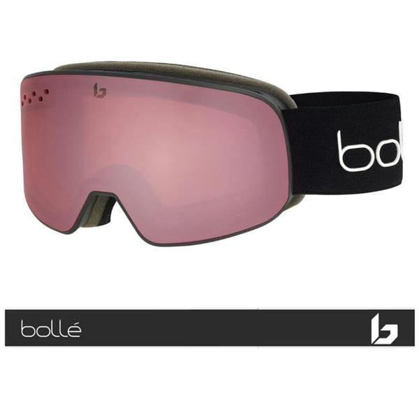 Bolle NEVADA SMALL - Matte Black Corp with Vermillon Gun Lens