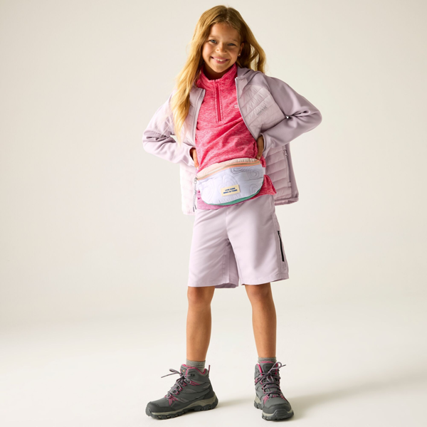 Regatta Kids Andreson Hybrid Padded Jacket - Powder Lilac/Pink Haze