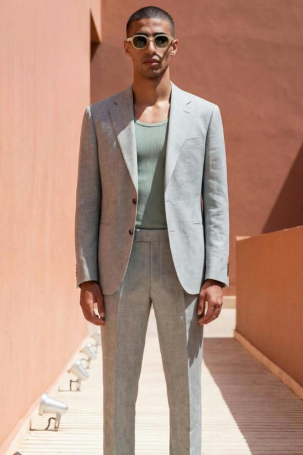 Harry Brown London Giacomo Slim Fit Single Breasted Suit Jacket