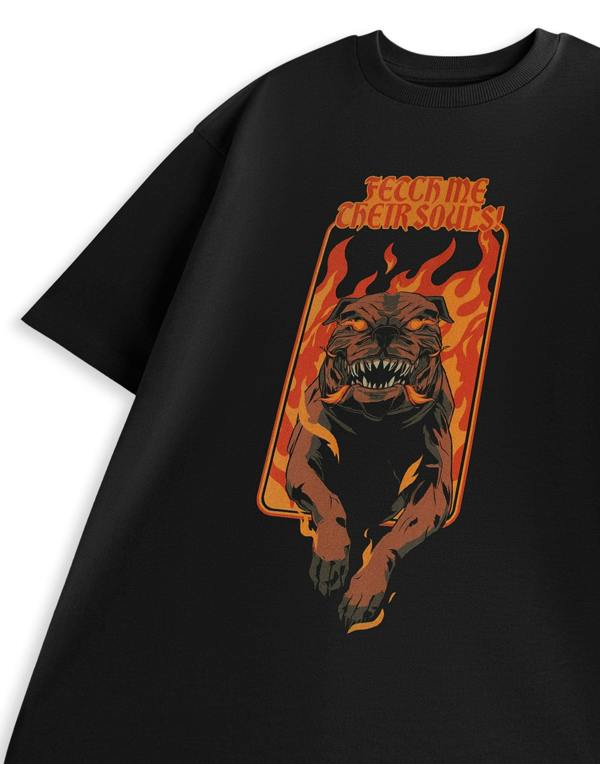 Call of Duty Mens Black Fetch Me Their Souls Short Sleeved T-Shirt