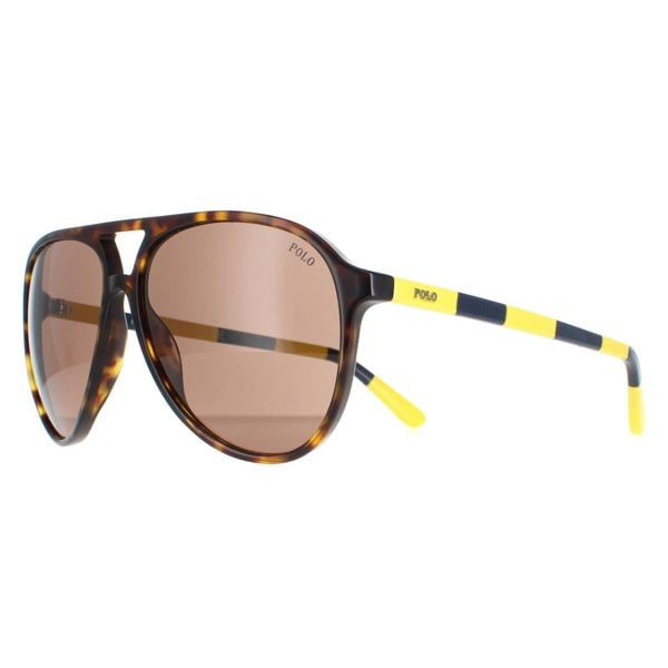 Polo Ralph Lauren Sunglasses PH4173 500373 Shiny Dark Havana Brown