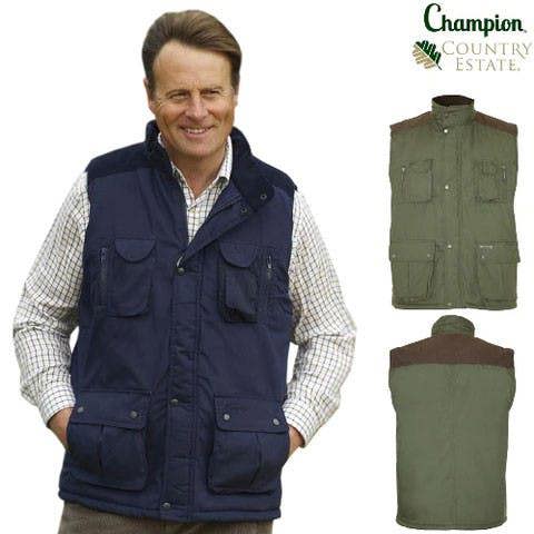 Champion Exmoor Bodywarmer for men ideal for farming, gardening and everyday wear
