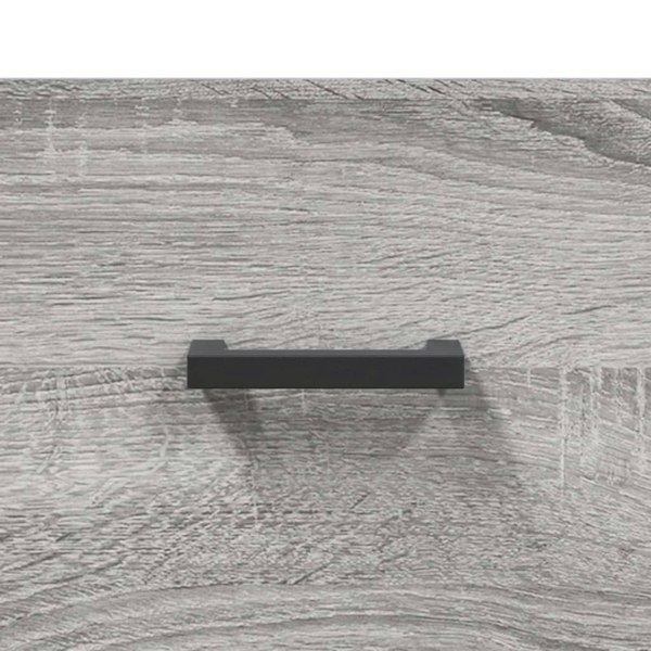 Berkfield Highboard Grey Sonoma 69.5x34x180 cm Engineered Wood