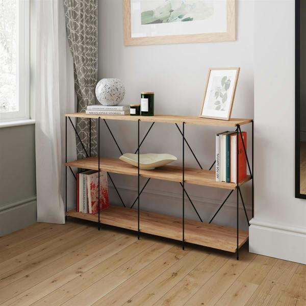 Leyo Cube Rack 4 x 2 Wotan Oak