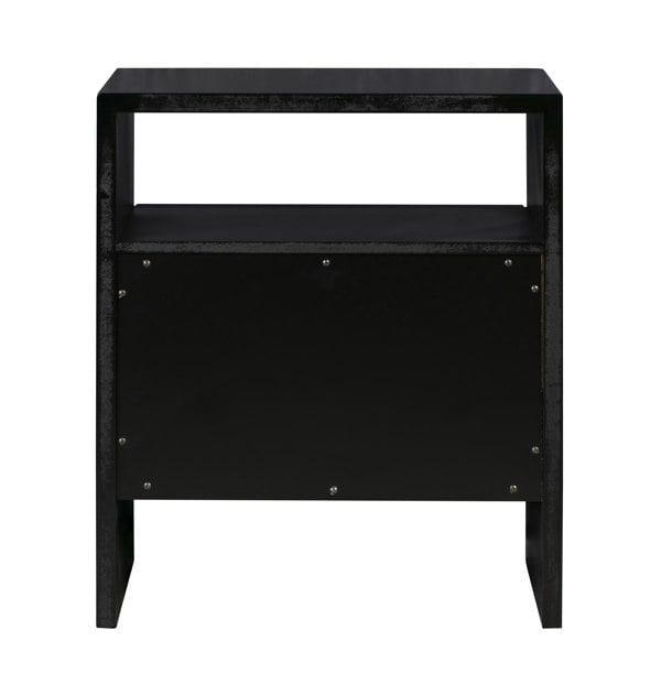 Furniture Edit Libre Black Nightstand Bedside Table