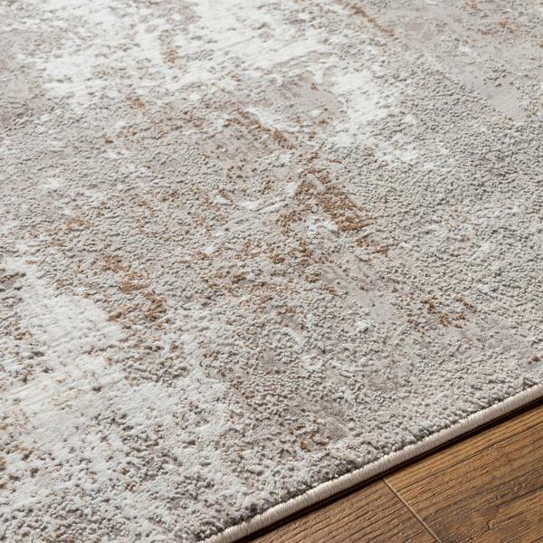 Livabliss Allegro-Abstract Blue Bleige Grey Modern Marble Rug