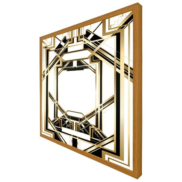 Benjamin Tate Design Art deco golden black frame (Picutre Frame)