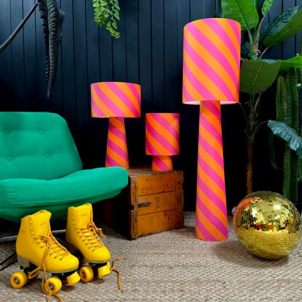 love frankie helter skelter lamps in tutti frutti