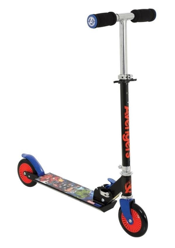 MV Sports Avengers Folding Inline Scooter - Black