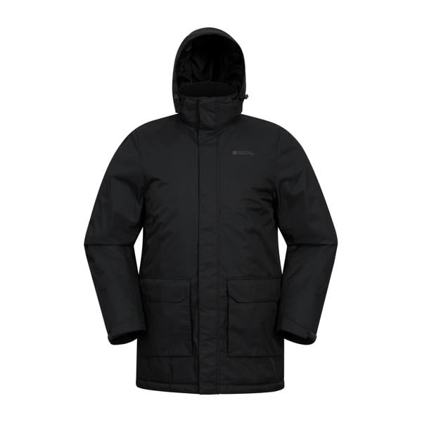 Mountain Warehouse Mens Ranger Padded Parka - Black - 