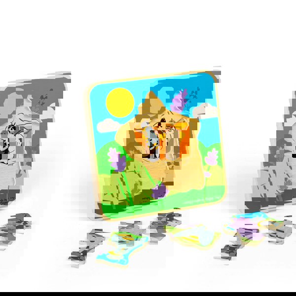 Bigjigs Toys Lifecycle Layer Puzzle - Honeybee