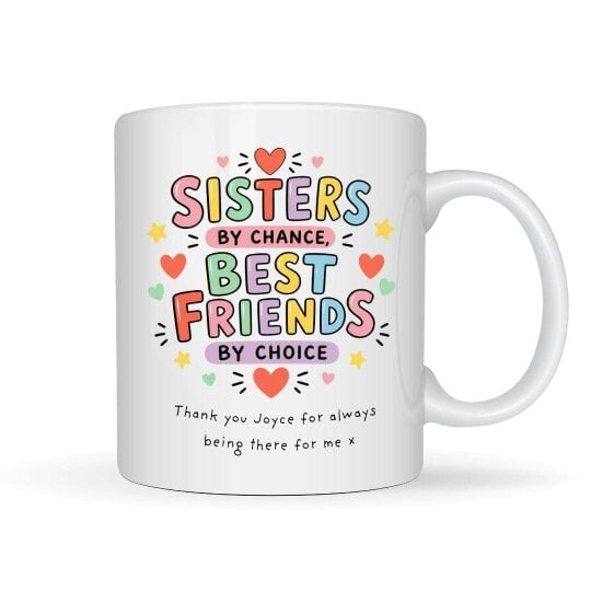 Aye Do Gifts Personalised Sister & Best Friends Mug Gift | Sister Best Friend Gift