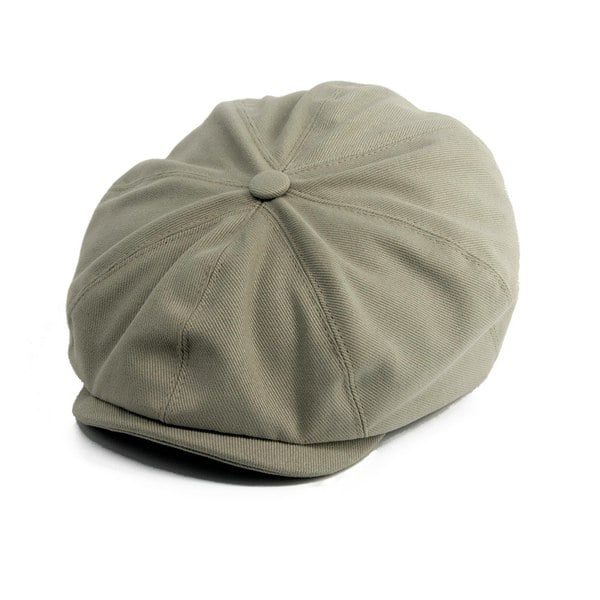 Gamble & Gunn Alburn - 8 Panel Cotton Herringbone Cap 