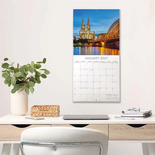 Cathedrals of the World Calendar 2027, Wall Calendars, Month To View, Travel, Gift