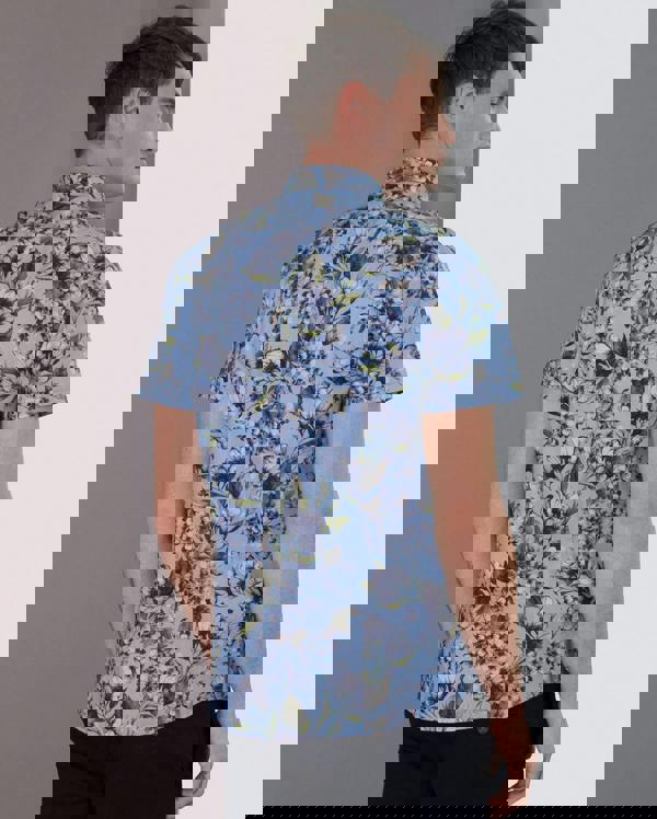 Steel & Jelly Limited Edition Bold Floral Print Short Sleeve Shirt