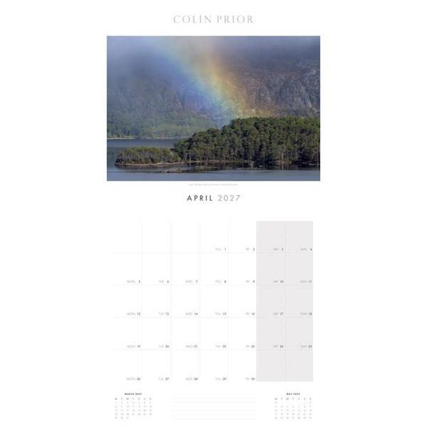 Colin Prior, Scotland Wild Places Calendar 2027, Wall Calendars, Month To View, Travel, Gift