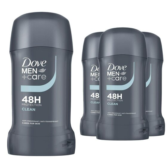 Dove Men+Care 4 Packs Dove Men+Care 48H Protection Clean Comfort Anti-Perspirant, 50ml