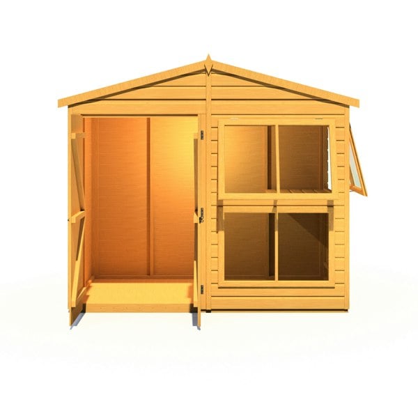 8x4 Sunhut Potting Shed with double doors - Best Shed