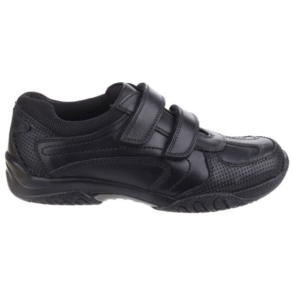 Hush Puppies Jezza Senior Leather Boys's Black Loafers