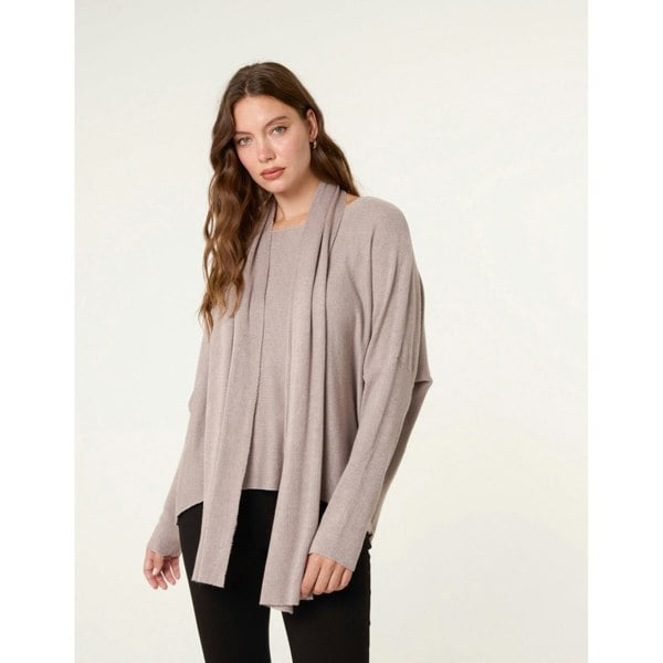 Blue Vanilla Scarf Cut And Sew 2in1 Jumper