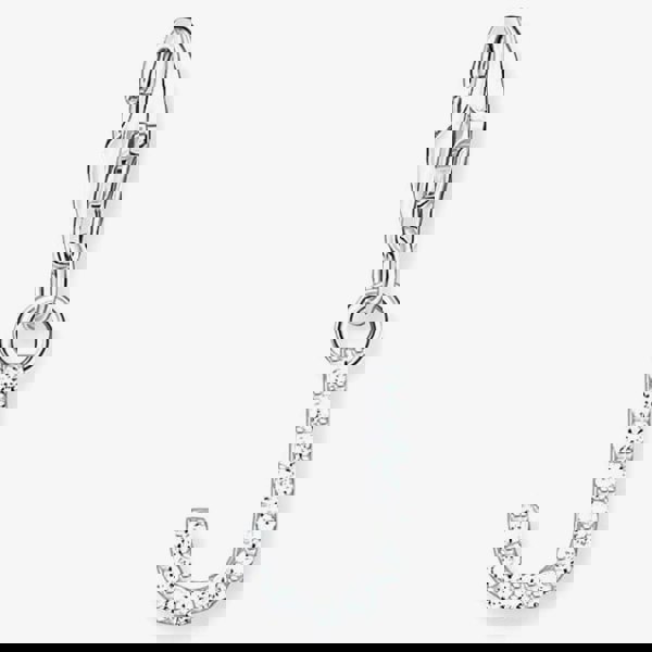 THOMAS SABO Silver Cubic Zirconia Letter J Charm 1949-051-14