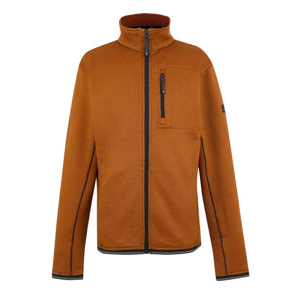 Regatta Mens Orsan Full Zip Fleece Jacket - Fox - 