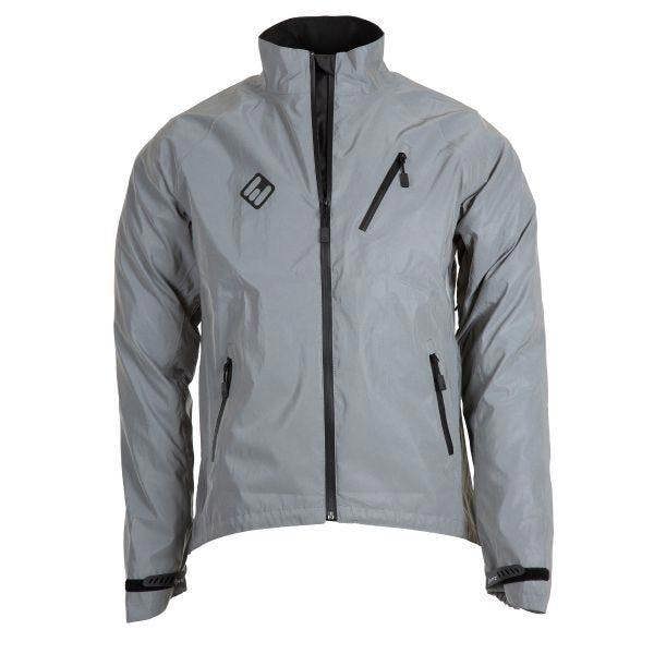 ETC Ladies Arid Weatherproof Reflective Cycling Rain Jacket - Silver