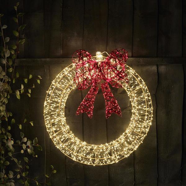 1440 LED Galaxy Wreath Warm White 50cm LV