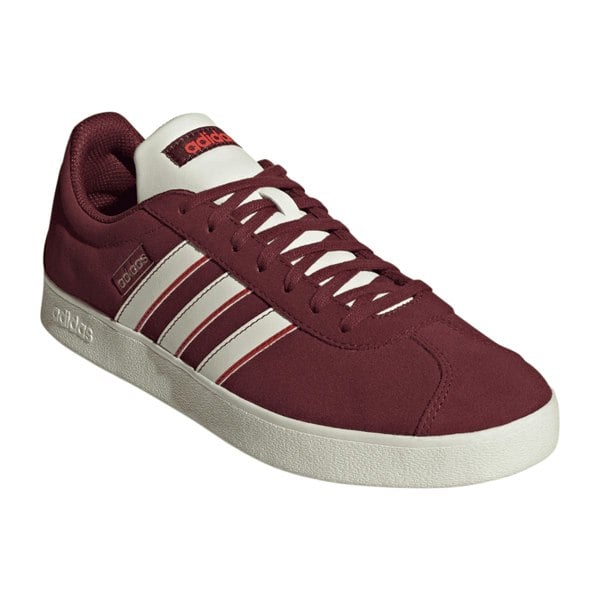 Adidas Mens Court 2.0 Suede Trainers - Red