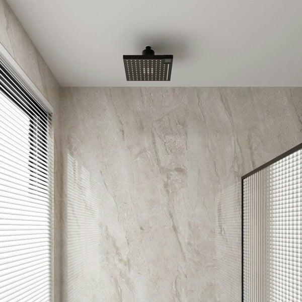 Bathroom Deco Large Smart Sensor Rain Shower Head with Digital Display Living and Home