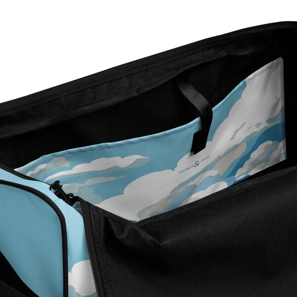 Anchor & Crew Cloud Thoughts Pattern Weekender Duffle Bag