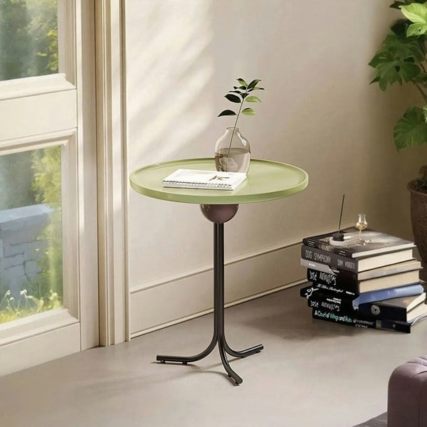 Cleo Side Table, Olive Green-Rit Concept-Rit Concept