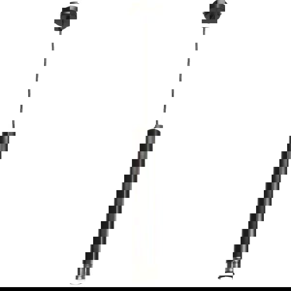 Milagro Dani Pendant Lamp Hand Made Black And Chrome