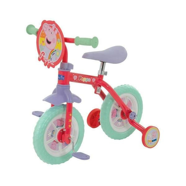 Peppa Pig My First 2-in-1 10in Training Bike