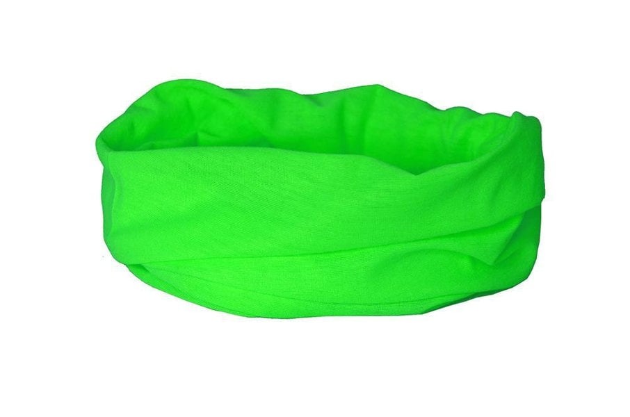 RUFFNEK Fluorescent Green Snood Tube Scarf
