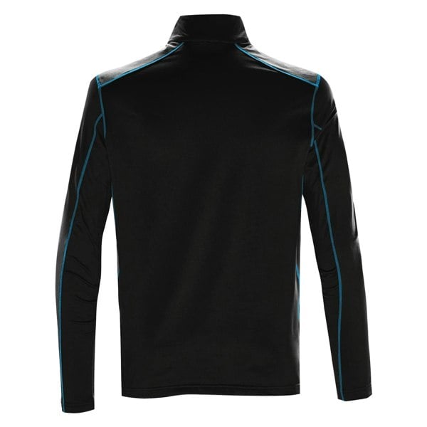 Stormtech Mens Pulse Fleece Pullover - Black/Electric