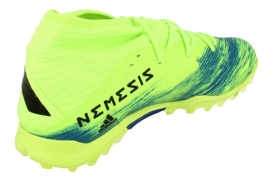 Adidas Nemeziz 19.3 Tf Mens Football Boots Trainers  FV3994 - Navy Blue Green Fv3994 - Photo 2