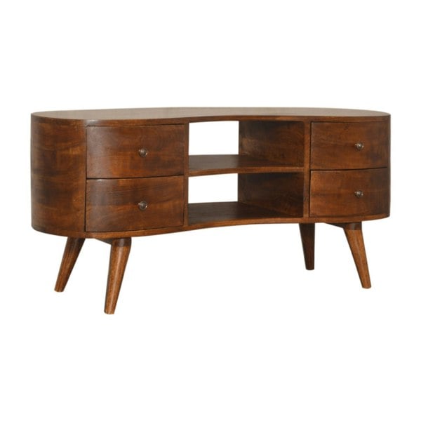 Artisan Furniture Chestnut Wave Entertainment Unit