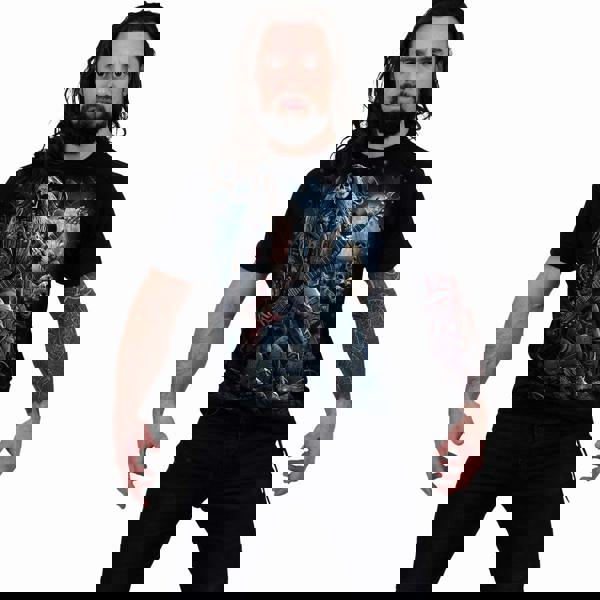 Spiral Direct GRIM ROCKER - T-Shirt Black