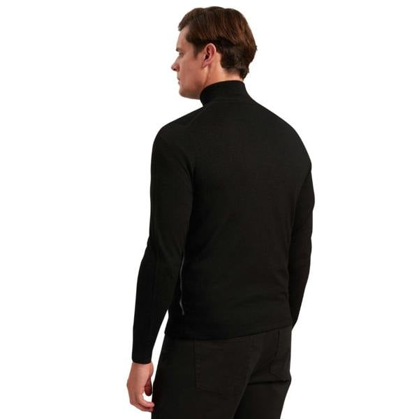 Ted Baker MMK LIMEHAS Ls Merino Core Half Zip 2