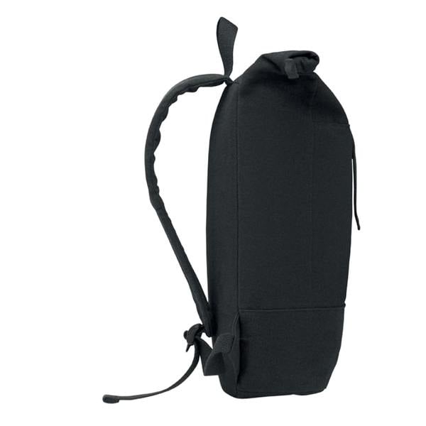 MidOcean Koper Roll Top Laptop Backpack - Black - 