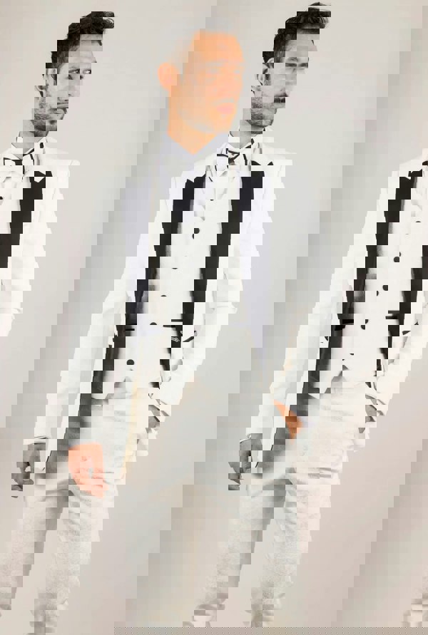 34" Jacket 28" Trousers, 36" Jacket 30" Trousers, 38" Jacket 32" Trousers, 40" Jacket 34" Trousers, 42" Jacket 36" Trousers, 44" Jacket 38" Trousers, 46" Jacket 40" Trousers, 48" Jacket 42" Trousers, 50" Jacket 40" Trousers, 50" Jacket 42" Trousers, 50" Jacket 44" Trousers, 52" Jacket 42" Trousers, 52" Jacket 44" Trousers, 52" Jacket 46" Trousers, 54" Jacket 44" Trousers, 54" Jacket 46" Trousers