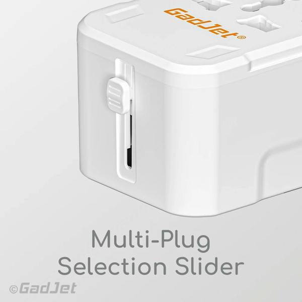 GadJet Rapid 2-Port World Travel Adapter