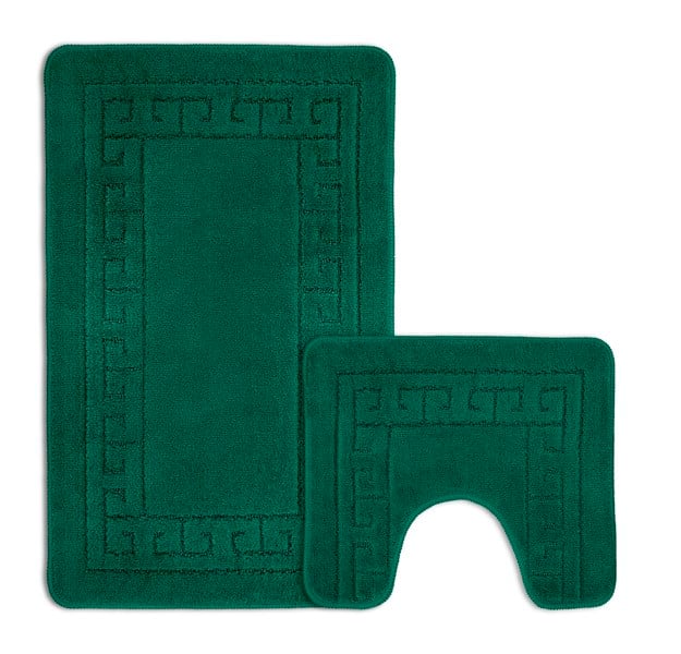 Velosso Greek Key Bathmat Set - Antislip