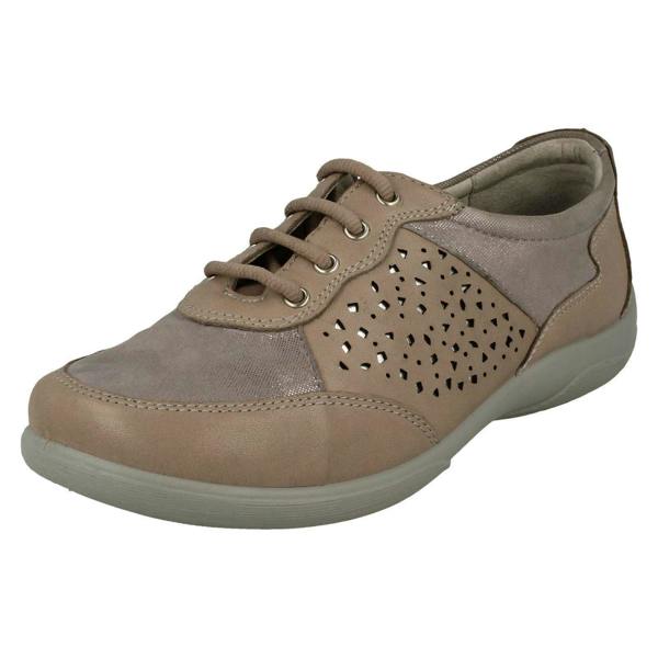 Padders Ladies Padders Lace Up Shoes Harp