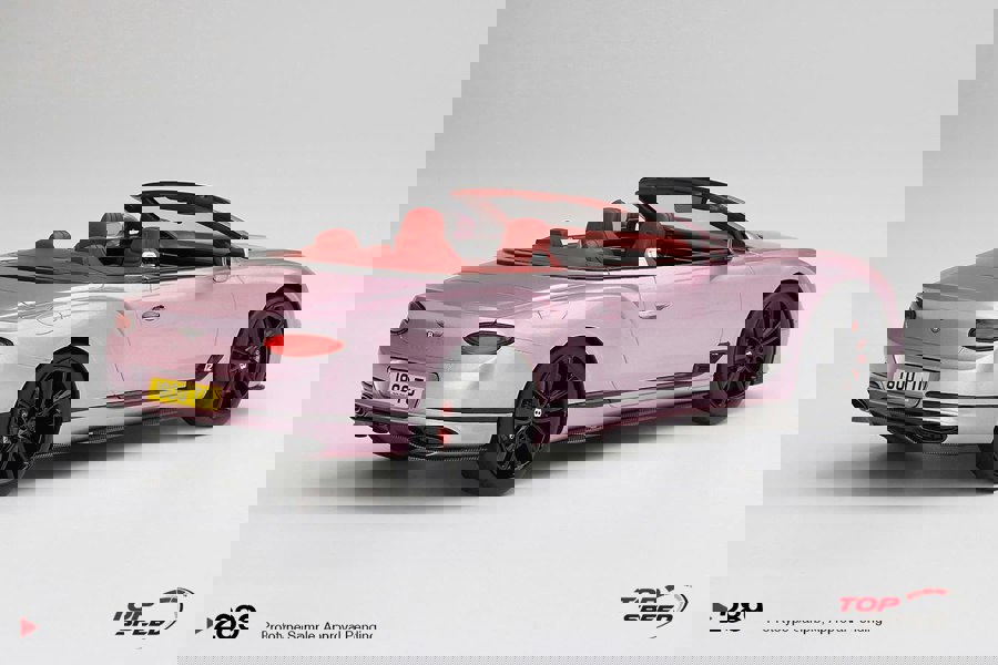 TSM Bentley Continental GT Convertible Passion Pink 1:18 Scale TSM TS0289