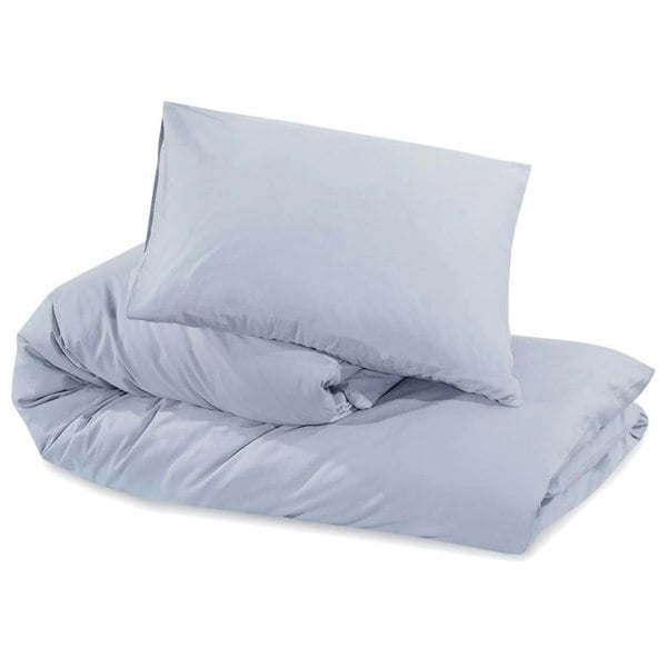Berkfield Duvet Cover Set Grey 260x240 cm Cotton
