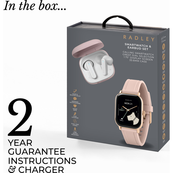 Radley Series 56 Smartwatch and Earbuds Gift Set RYS56-2192-TWS